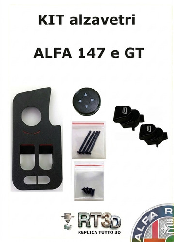 Kit alzavetri pulsantiere - alzavetri, x