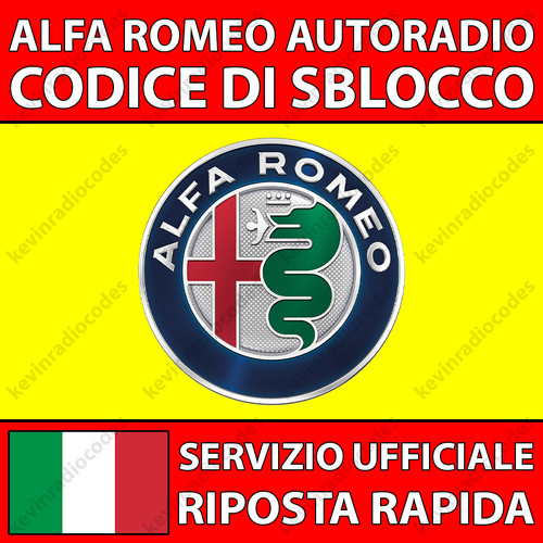 Alfa romeo radio - romeo, codice