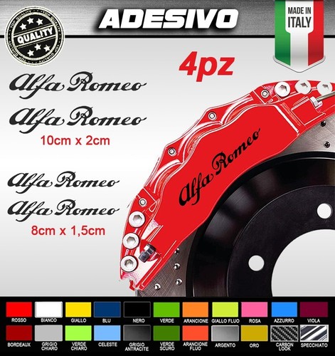 Adesivi pinze freni - 4, alfa