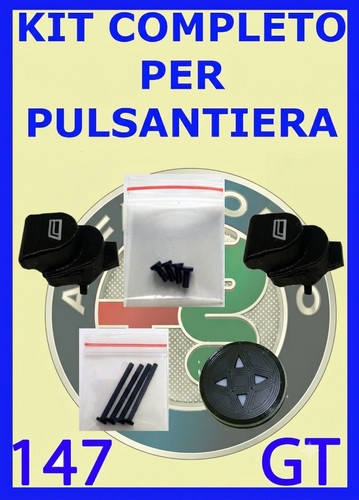 Kit completo pulsantiera alfa - kit,