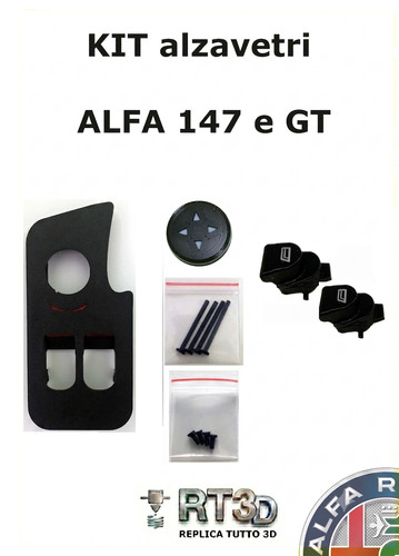 Kit alzavetri pulsantiere - alzavetri, x